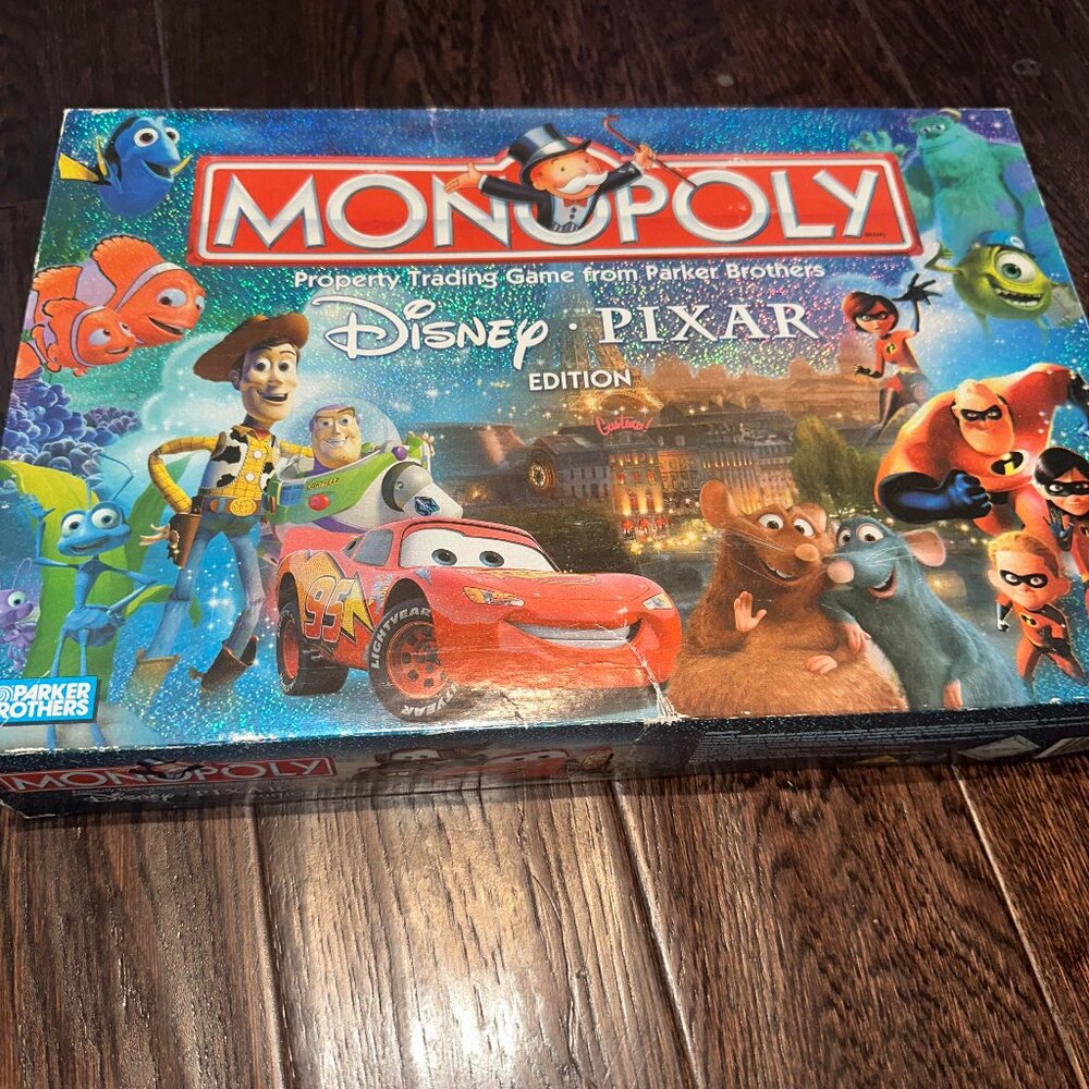 MONOPOLY Disney Pixar Edition Board Game
